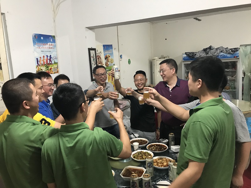 Newsletter on the first team building activity of key employees