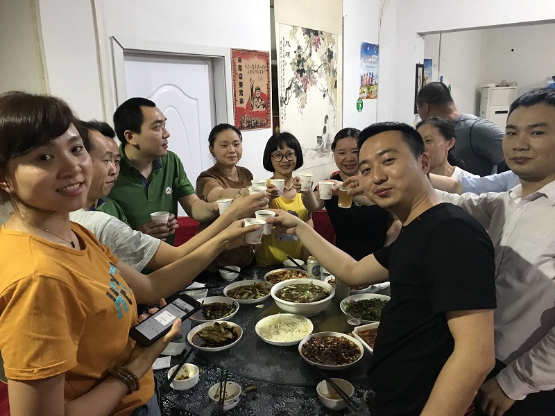 Newsletter on the first team building activity of key employees