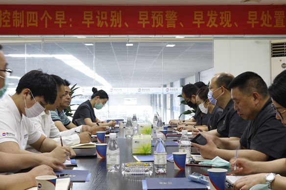 President Jiang of the People's Court of Banan District and his party visited Huanyu for inspection and research