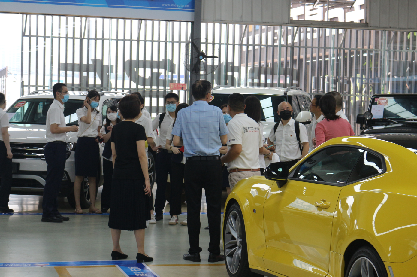 Warmly welcome ICBC Yuzhong District Branch to visit Huanyu Automobile