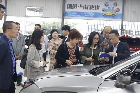 China Automobile Dealers Association brought guests from various provincial and municipal automobile industry associations to visit Huanyu