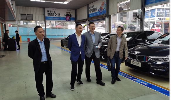 Warmly welcome the leaders of the Banan District Commerce Committee to visit Huanyu to guide the work