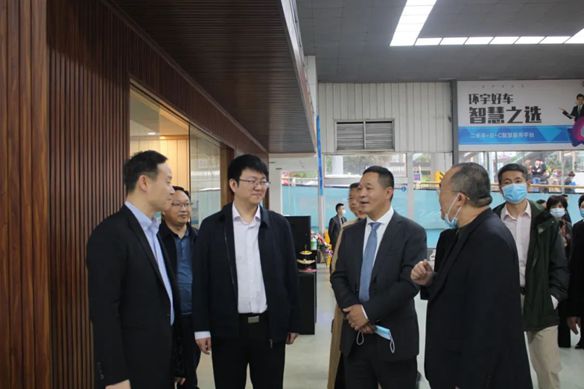 Warmly welcome the Department of Trade and Economic Statistics of the National Bureau of Statistics to visit Huanyu Automobile