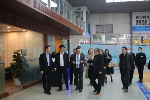 Warmly welcome the Department of Trade and Economic Statistics of the National Bureau of Statistics to visit Huanyu Automobile