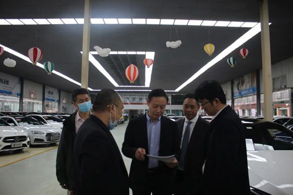 Warmly welcome the Department of Trade and Economic Statistics of the National Bureau of Statistics to visit Huanyu Automobile