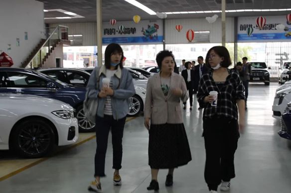 Warmly welcome the second-hand car project team of Volkswagen Finance (China) Co., Ltd. to visit us