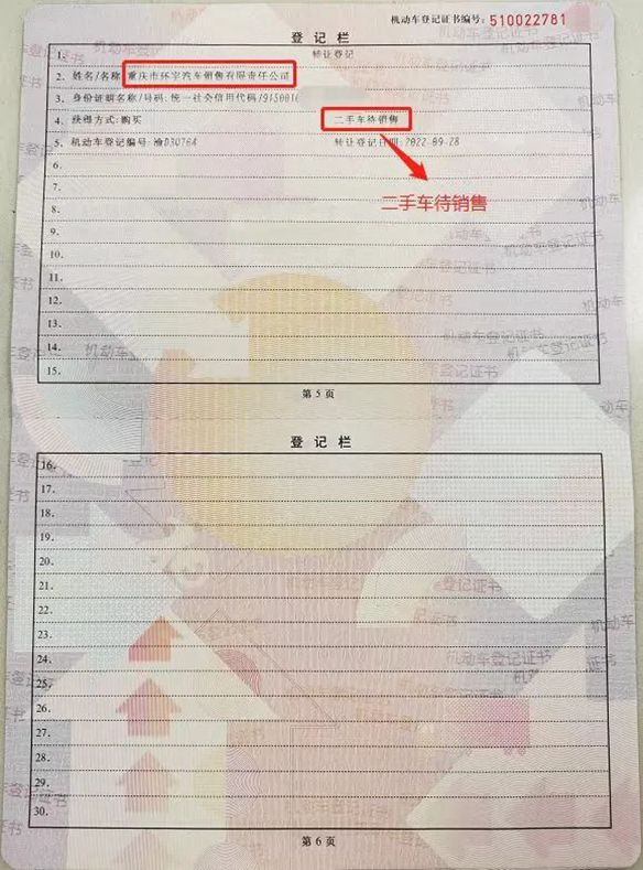 Huanyu Good Car completed a separate endorsement test and won Chongqing's first temporary license for used cars waiting for sale!