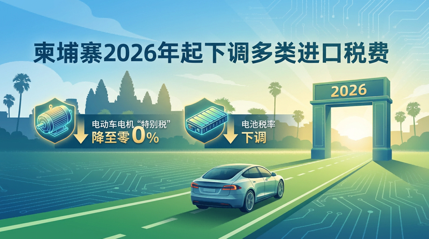 Cambodia will cut various types of import taxes and fees starting from 2026: the 