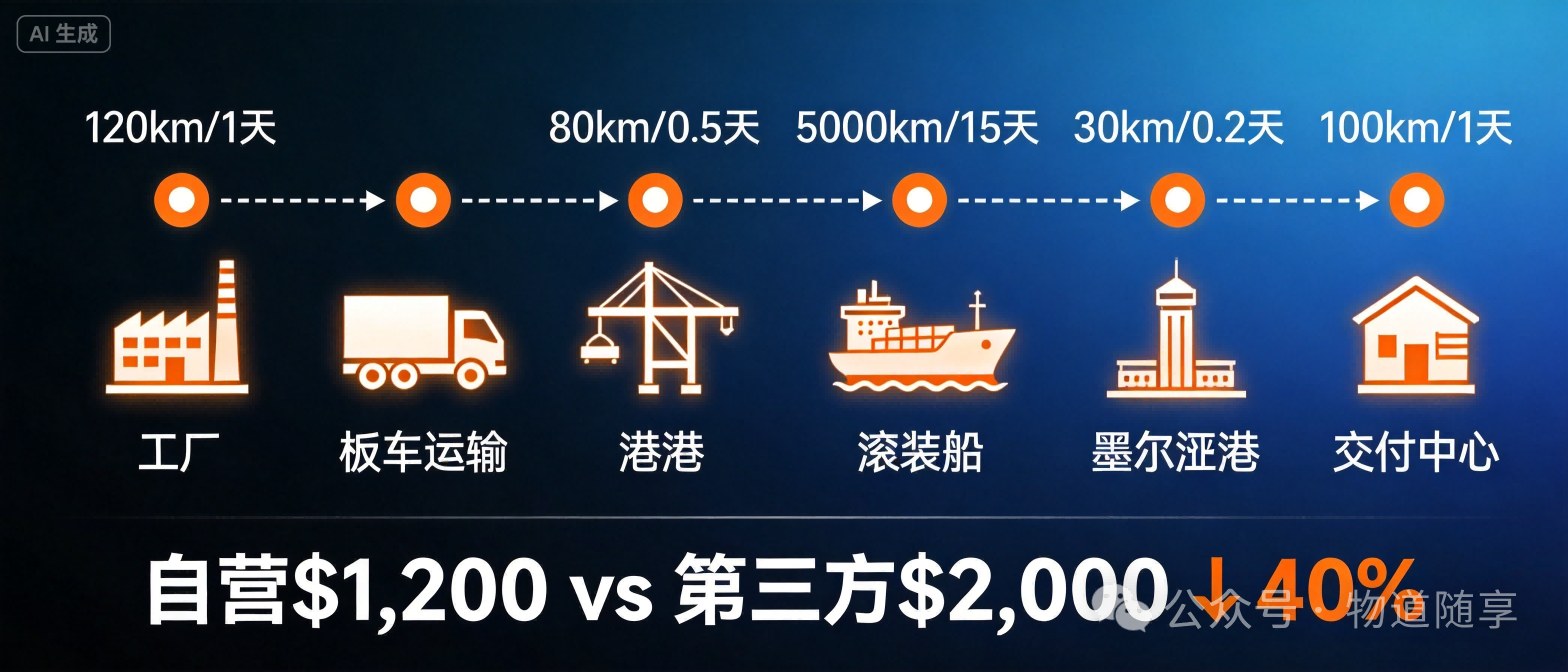 9756 kilometers, 4809 vehicles: the full export link of cars in a ro-ro ship