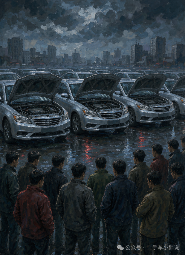Thousands of people and cars were empty! Starting from the 