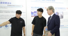 Park Young-hwa, President of the Korea Used Car Export Association, and his party visited the used car export base in China (Banan, Chongqing)