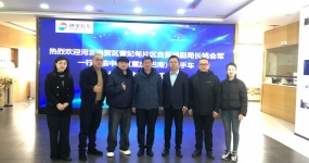 Leaders of Caofeidian Area of Hebei Free Trade Zone visited Chongqing Banan Used Car Export Base for inspection and exchange