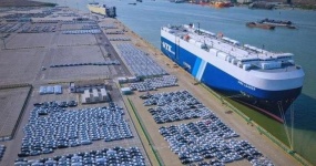 What were the top ten countries for used car exports in China in June?